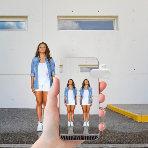 Mobile Phone Reflection Clip Travel Smartphone Mirror Ring Light - 第 12/12 張圖片