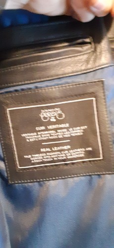 LE TEMPS DES CARISES LETHER JACKETS - 100% GENUINE -JACKETS MEN SIZE-XL - Picture 2 of 8