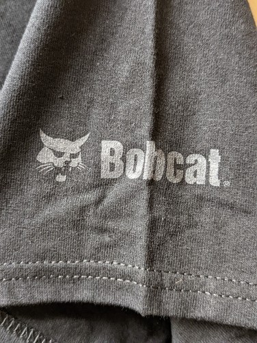 Official Bobcat Flag Black T-shirt - M, L, XL & 2X - Picture 5 of 7