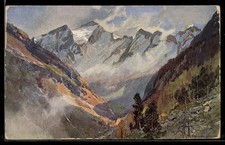 Künstler-AK Edward Harrison Compton: Ankogl aus dem Anlauftal gesehen 