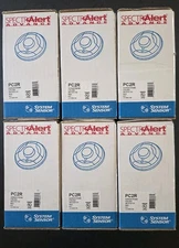 SYSTEM SENSOR PC2R SPECTRALERT RED CEILING MOUNT HORN/STROBE - 6 AVAIL. - NEW