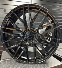 22" AUDI E-TRON GT 2021-2026 RIVIERA TX18 GLOSS BLACK 9J 10.5J ALLOYS & TYRES X4