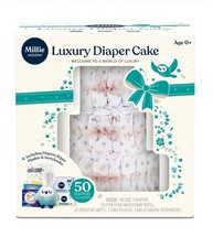 Millie Moon Luxury Diaper Cake Baby Shower Gift Set New In Box