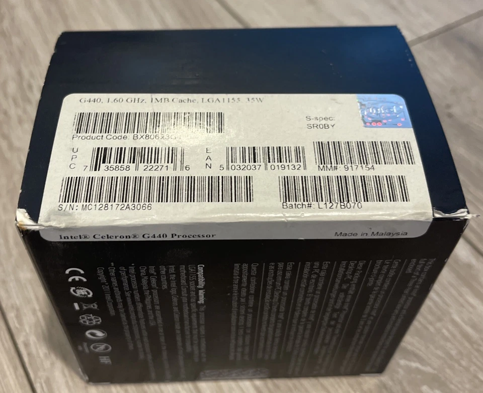 Intel Celeron G440 SR0BY Single Core Processor 1.6 GHz, Socket LGA1155, 35W CPU - Image 2 of 4