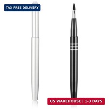 2 Pack Travel Retractable Lip Brush Applicators, Lip Brush for Lipstick Lips Lin