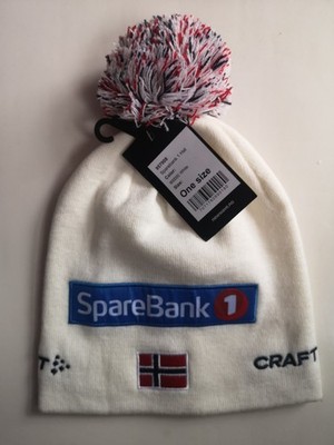 Craft Sparebank 1 Ski Biathlon Hat Beanie Norway Flag One Size
