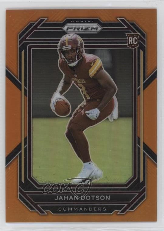 2022 Panini Prizm Rookies Orange Prizm 247/249 Jahan Dotson #312 19zn