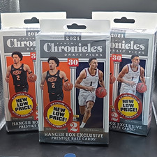 Panini 2021 Chronicles Draft Picks NCAA Basketball 3 HANGER BOX LOT