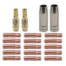 MIG Welding Gun Kit 0.035 Inch Contact Tip Nozzle Diffuser Accessory Parts