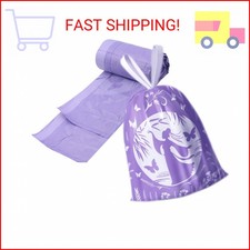 4 Gallon Small Trash Bags No-Tearing Drawstring 1.1 Mil Thick -80 Count Small Ga