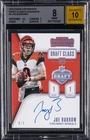 2020 CONTENDERS DRAFT CLASS AUTO #9 JOE BURROW ROOKIE RC 8/9 BGS 8 AUTO 10