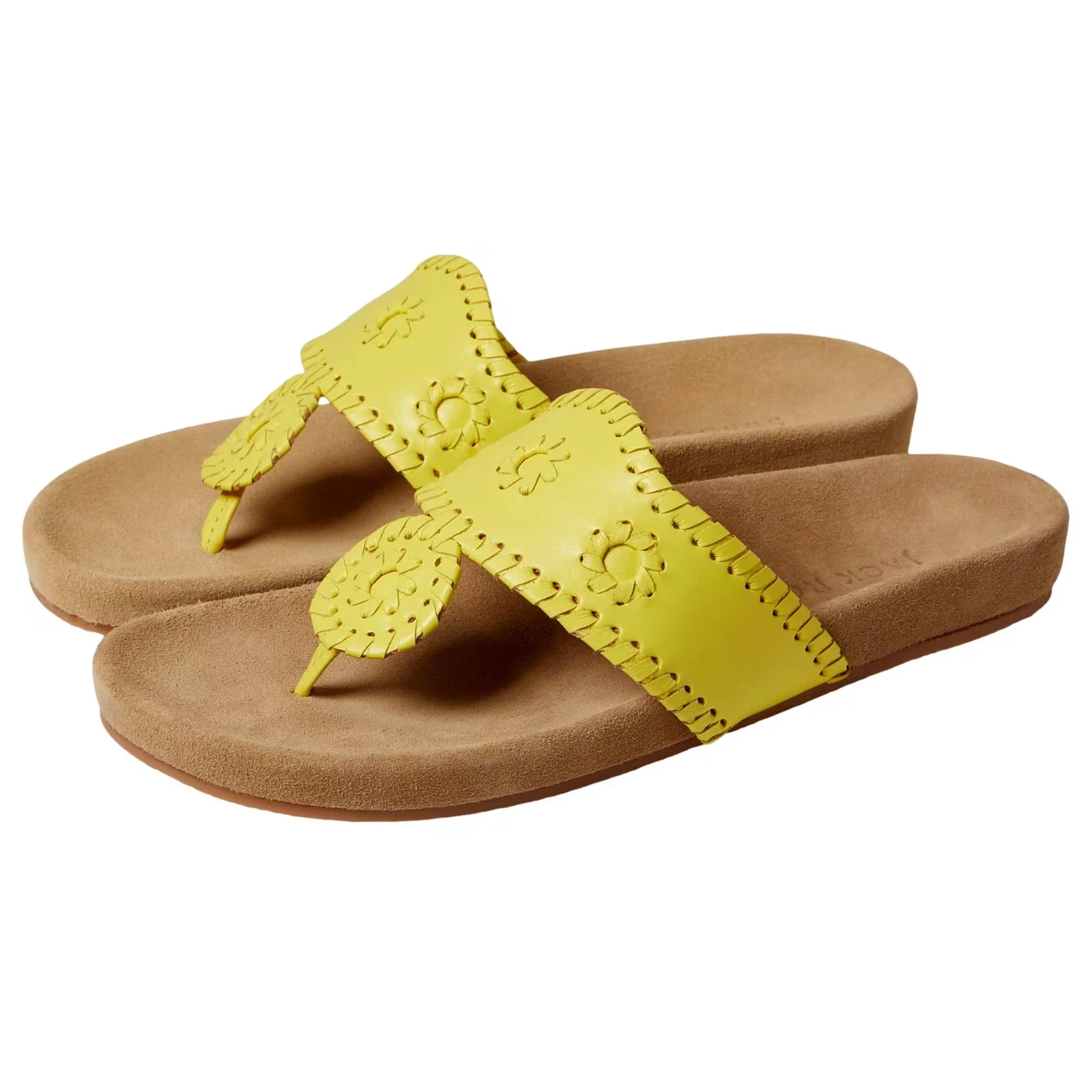 Jack Rogers Jacks Comfort Sandal Lemon / Lemon 113201SA06-727 Women's Size 7.5