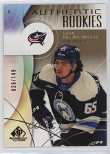 2024-25 SP Game Used Authentic Rookies Gold 26/149 Luca Del Bel Belluz #236 1tj3