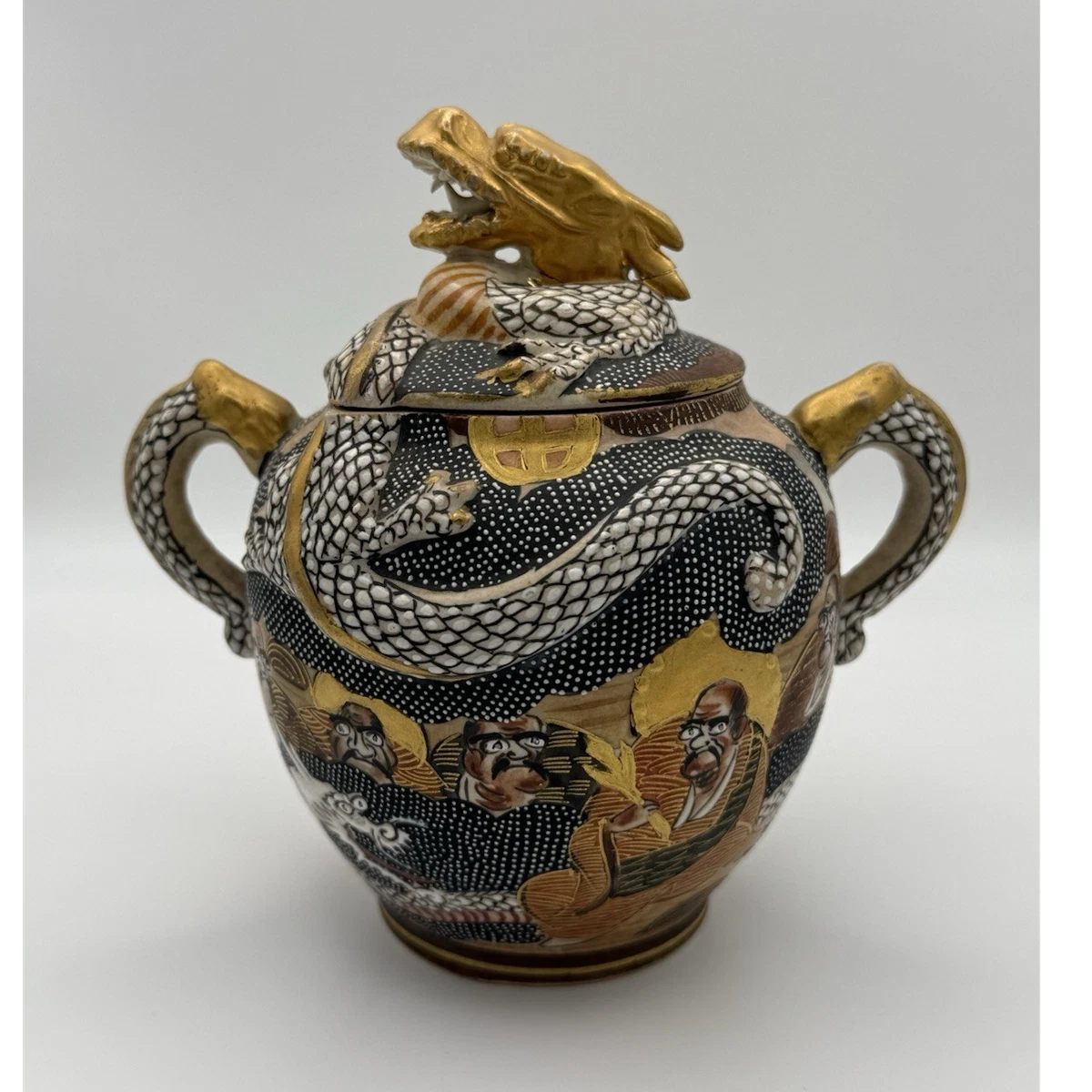 Dragon Tea Set In Collectible Japanese Teapots & Tea Sets (1900