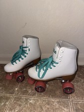 Impala Sidewalk EN 13899 Women's White Leather Roller Skates Boots Size US 7