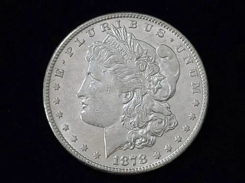 1878-S Morgan Silver Dollar About Uncirculated NICE!