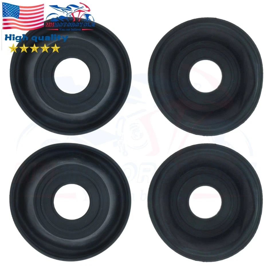 4PCS Carburetor Repair Kit Diaphragm Float Fit Kawasaki ZG1200 Voyager XII 86-03 Foto 3 de 4