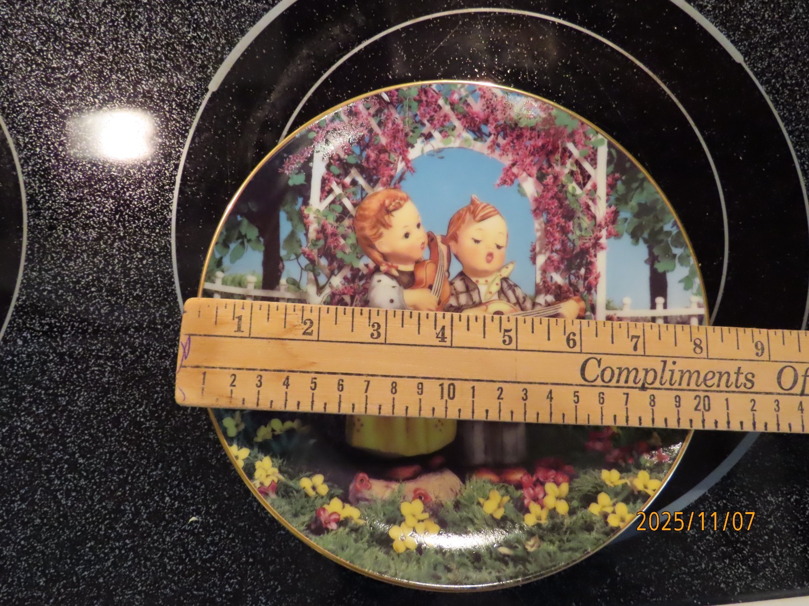 Set of Six (6) Danbury Mint M. J. Hummel Little Companions 8" Plates in Boxes