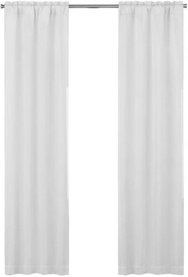 ECLIPSE Solid Minimalist Blackout 27''W x 60''L (Pack of 2), White 