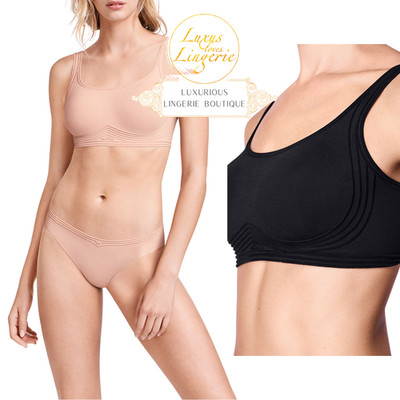 3W SKIN BH BRA by Wolford 75B rose tan rosa innovative Silikonlinien ohne Bügel