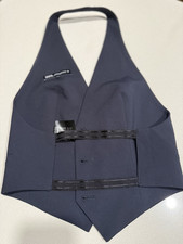 Zara Men s Regular Navy Solid Formal Vest Waistcoat Tuxedo Style