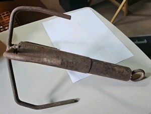 Vintage Heavy Metal, River Drag Hook - Find Treasures Homemade Welded