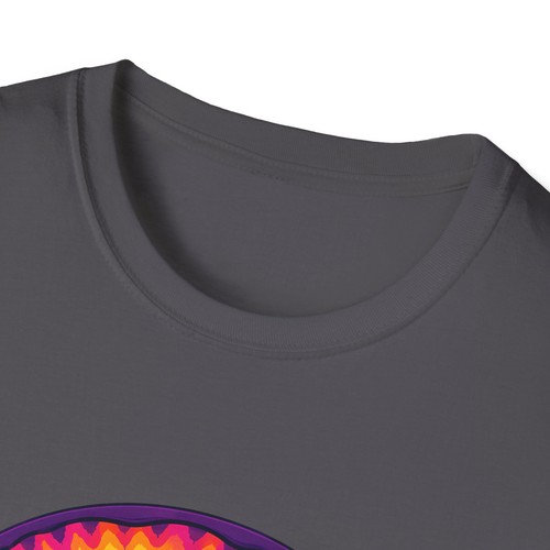 Tie Dye Mushroom Psychedelic Trippy Retro Hippie Natur Unisex Softstyle T-Shirt - Bild 82 von 112