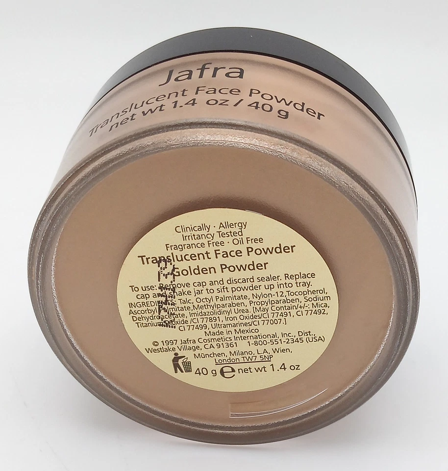 Vintage Jafra Translucent Loose Face Powder Golden Powder 1.4 Oz NOS 1997 - Image 4 of 4