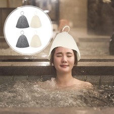4 Pcs Sauna Accessories Cap Baby Women's Head Protection Hair Protector