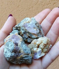 Minerali - Box 3 pz. Ametista, Cava Capurru, Osilo (SS) Sardegna, Italia.