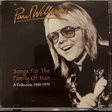 Paul Williams Songs For The Family Of Man CD A Collection 1969-1979 Raven Import Paul Williams Songs For The Family Of Man CD A Collection 1969-1979 Raven Import