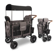 W2 Luxe Stroller Wagon (2 Seater) - Collapsible Wagon Stroller with Seats wit...
