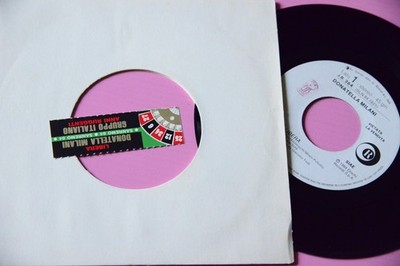 DONATELLA MILANI LIBERA ITALIENISCHE GRUPPE 7'' 45 STICKER JUKE BOX STRIP