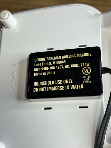 George Foreman "Lean Mean Fat Reducing Grilling Machine" GR10AWHT  New Open Box - 第 13/15 張圖片