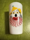 Hazel Atlas Clown Cup Milk Glass 1950s Vintage Mid Century MCM