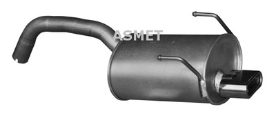 Asmet 16.088 Rear Muffler for Fiat