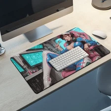 Anime Girl Keyboard Mice Mat Desk Pad Game Playmat 40x75cm