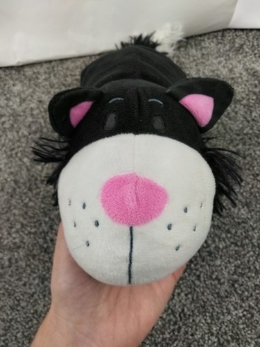 Flip a Zoo Bodni Bulldog & Charlotte Cat Plush Stuffed Animal 2 Pets in One Toy - Picture 10 of 11