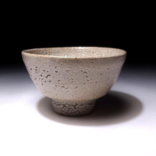 $AO24 Vintage Korean IDO tea bowl by Living National Human Treasure, Ahn Dong Oh - Picture 4 of 10