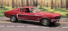 **READ** 1/18 Autoart Millenium 1968 Ford Mustang GT Red Diecast 