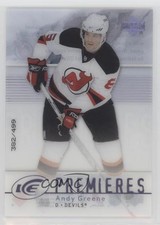 2007-08 Upper Deck Ice Premieres 382/499 Level 3 Andy Greene #192 01ks