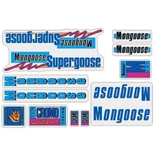 Mongoose - 1989 Supergoose - Decal set - Old school bmx