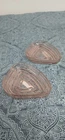 Anchor Hocking Manhattan Pink Depression Glass Ribbed Relish Insert Dish