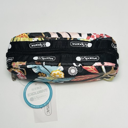LeSportsac Hawaii Exclusive RECTANGULAR COSMETIC 6511 3800 Wahine Hula NWT P1 - Picture 3 of 10