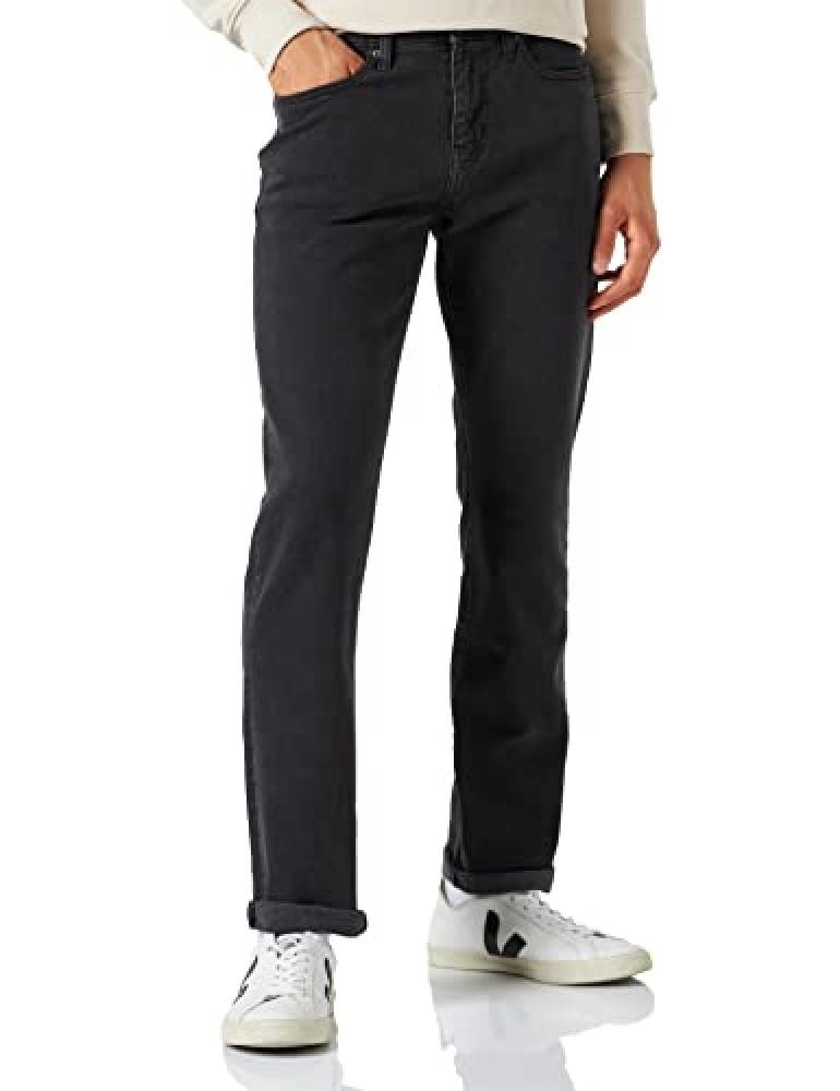 (TG. 36W / 32L) Amazon Essentials Jeans Sportivi Uomo, Nero Slavato, 36W / 32L -