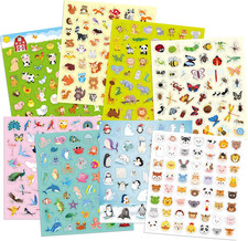 Animal Stickers for Kids - 800 Pcs, 8 Themes, Cute for Water Bottle  Scrapbook