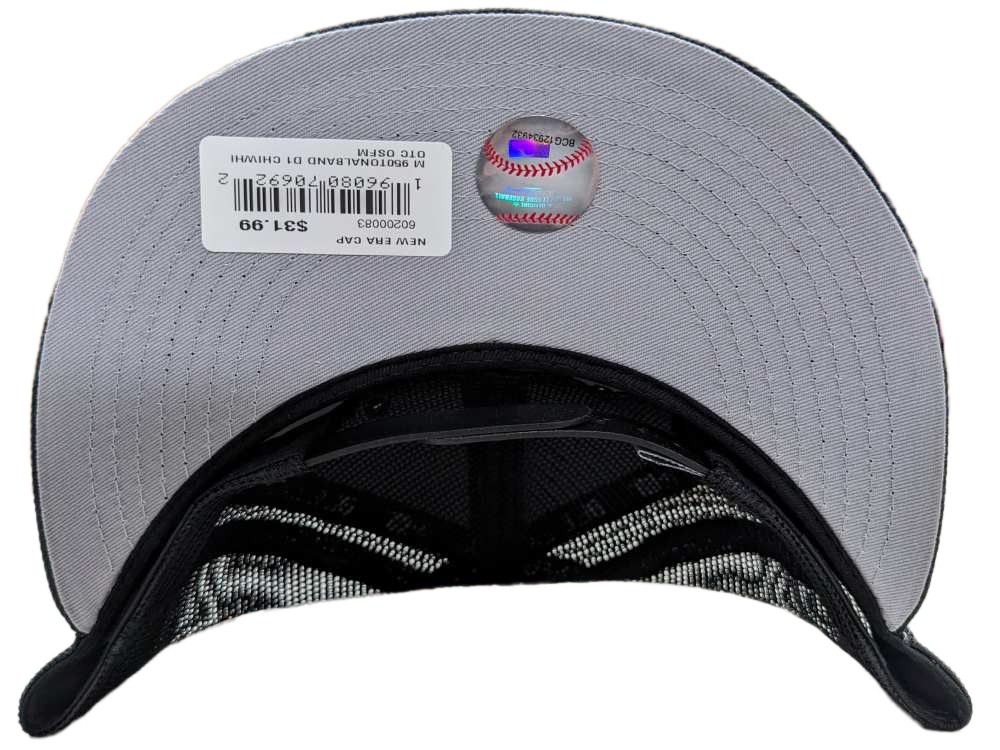 Men's New Era 9Fifty MLB Chicago White Sox Black/Grey Trucker Snapback - OSFM