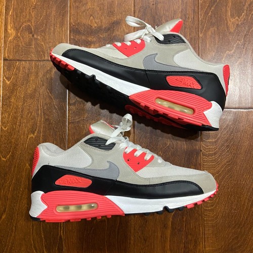 Nike Air Max 90 OG Infrared 2010 11 325018-107 Sneakers Men's Size 12 - Picture 2 of 10