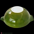 VINTAGE 4-Quart PYREX #444 Verde Avocado Green Cinderella Nesting Mixing Bowl