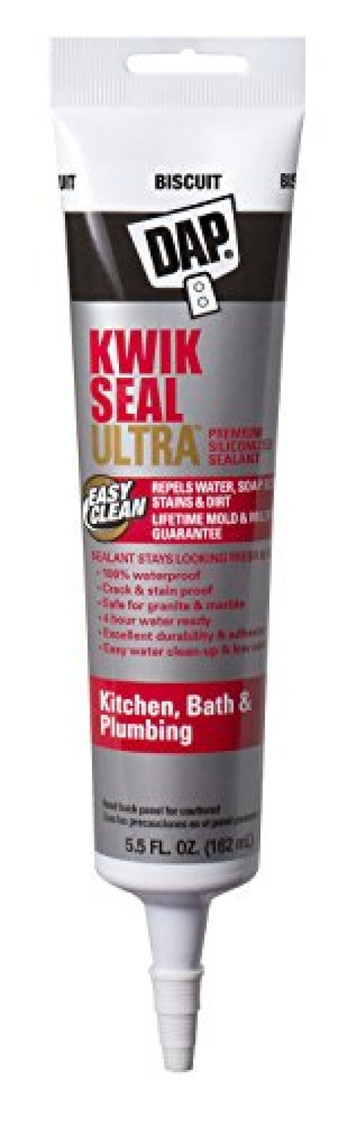 Kwik Seal DAP Ultra Biscuit 5.5 oz Premium Siliconized Acrylic Sealant